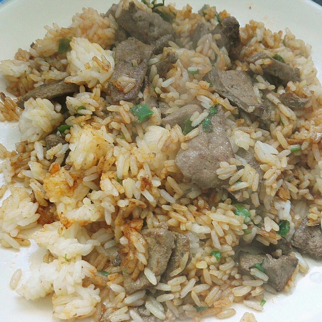 家常猪肝炒饭