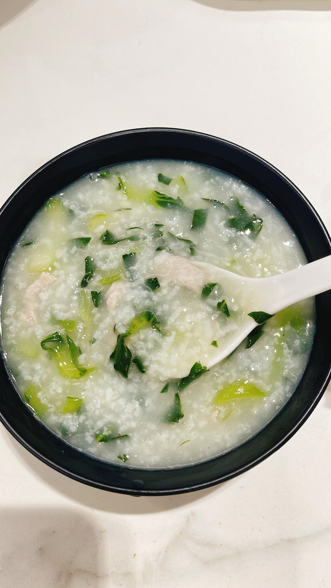 青菜肉丝粥（美善品版）