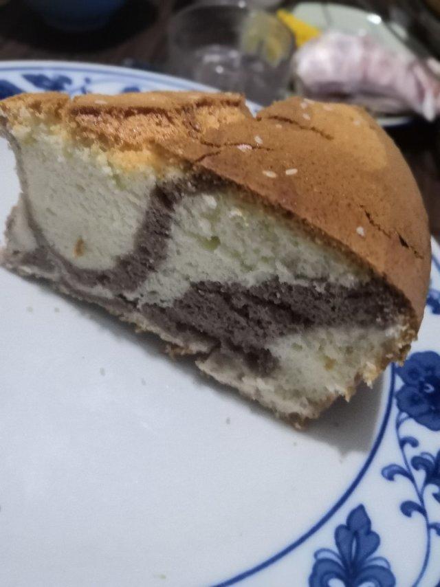 简单好做的8寸戚风蛋糕