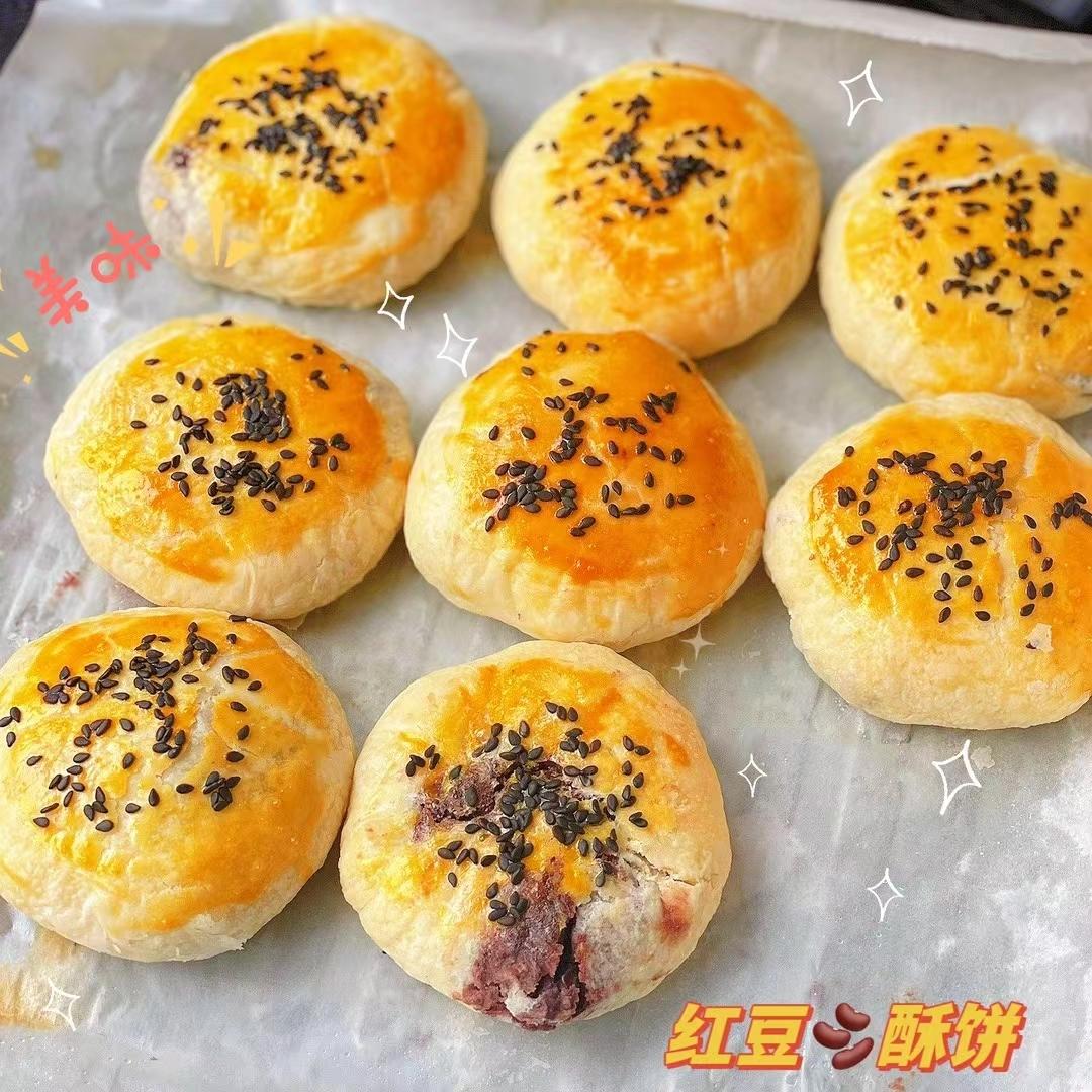 绿豆饼（玉米油版）不用烤箱也可以做绿豆饼哦