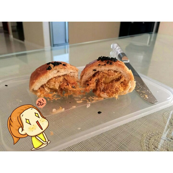 黄金肉松酥