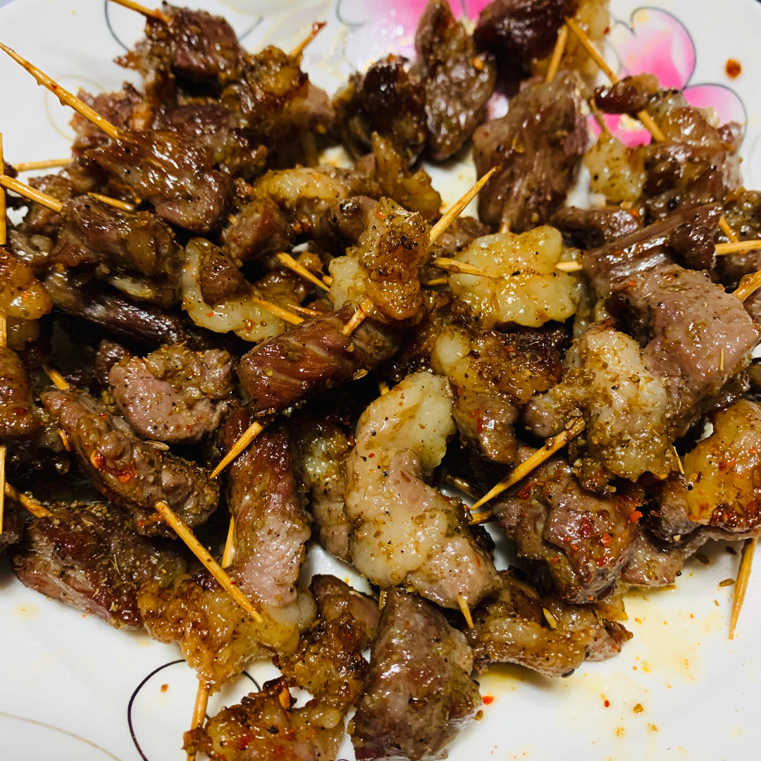 烤箱版羊肉串
