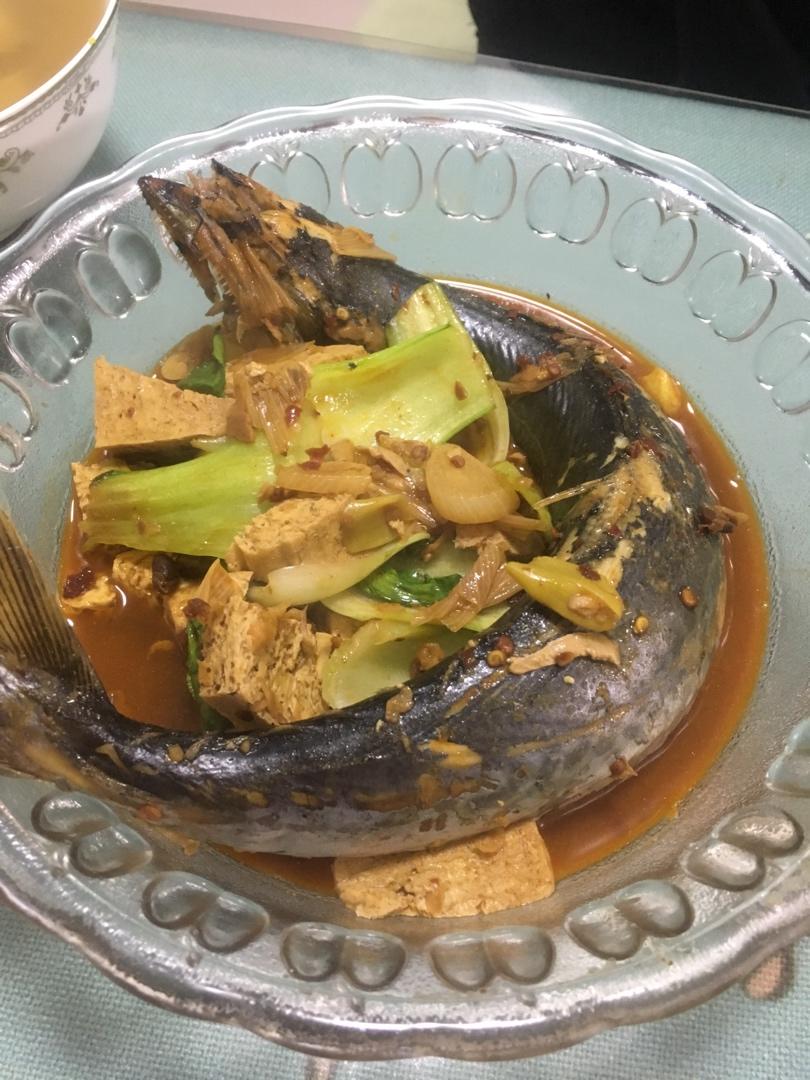 鲅鱼炖豆腐