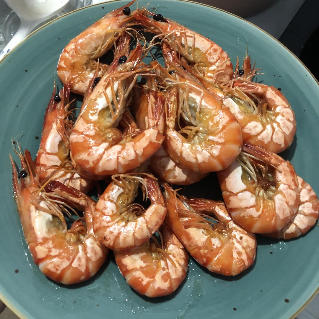 懒人版香煎黑虎虾的做法