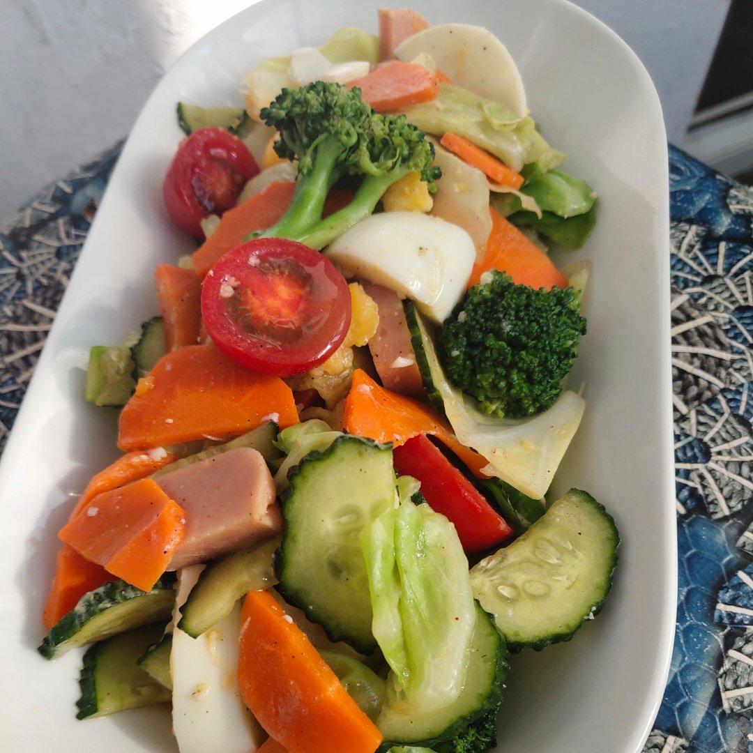 咸味蔬菜沙拉减脂