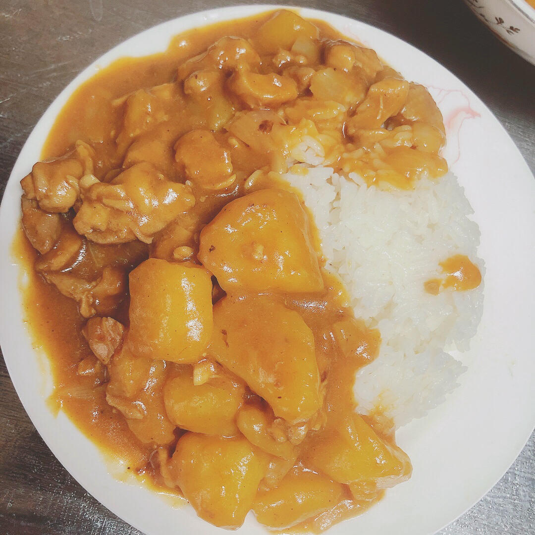 咖喱鸡肉饭