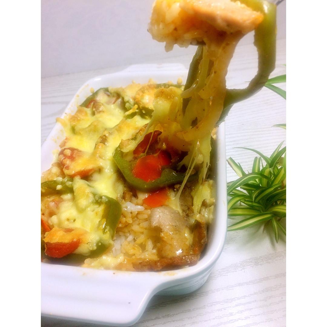 "芝士"就是力量--黑胡椒牛肉焗饭