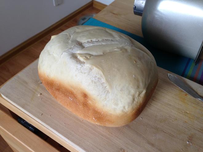 面包机版普通吐司的做法