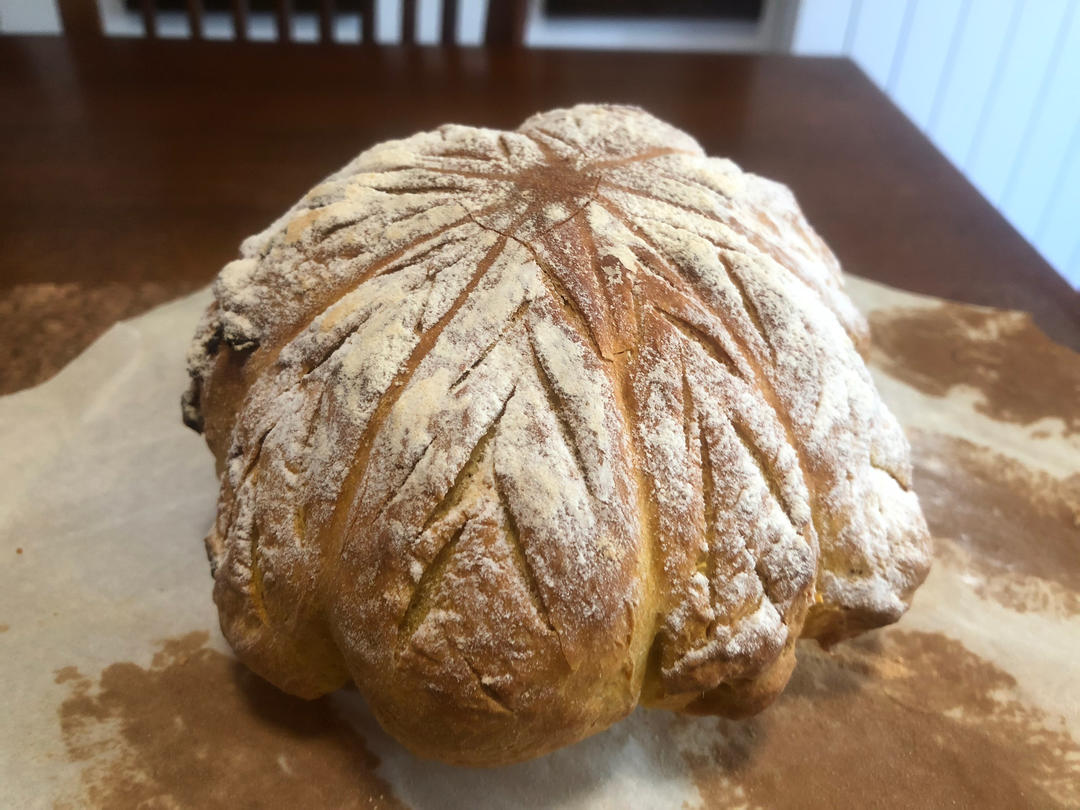 全素无油低糖低脂南瓜欧包