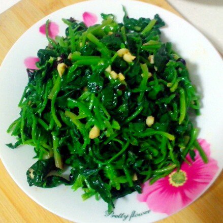 凉拌菠菜