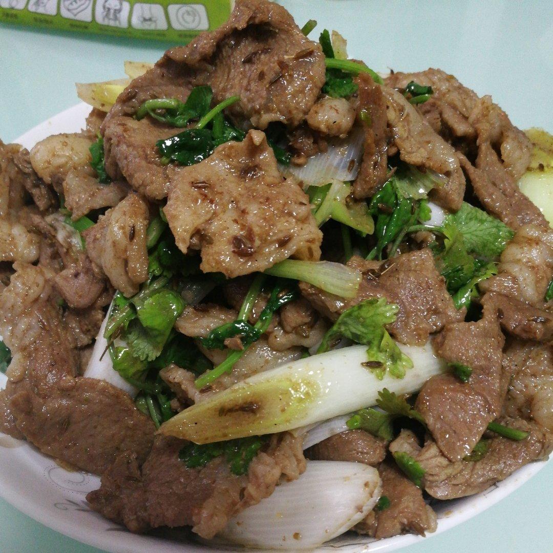 爆炒孜然羊肉(爆炒版)