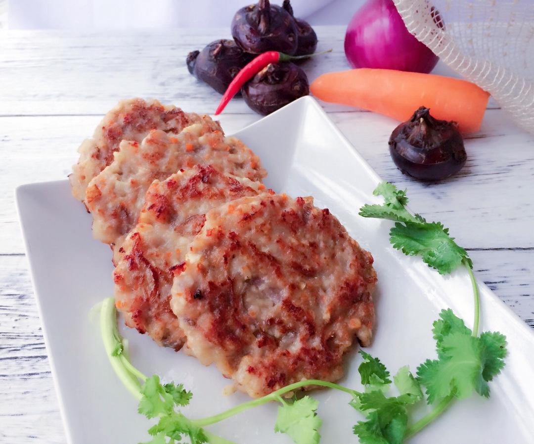 马蹄肉馅饼【外婆的味道】