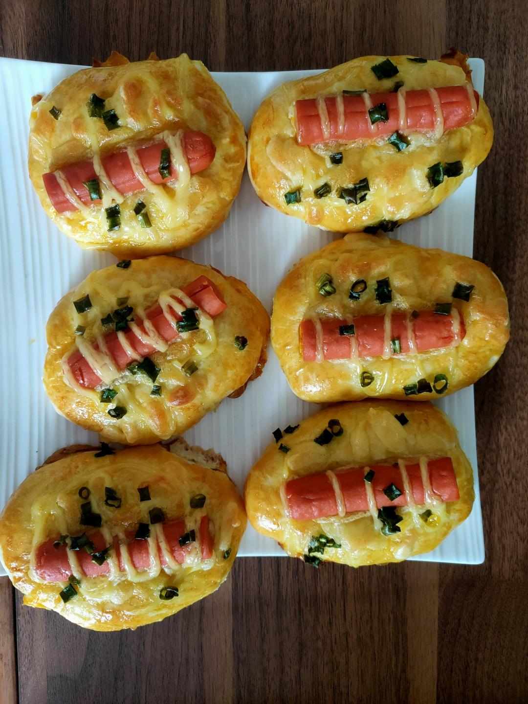 香葱火腿肠仔面包「7个」