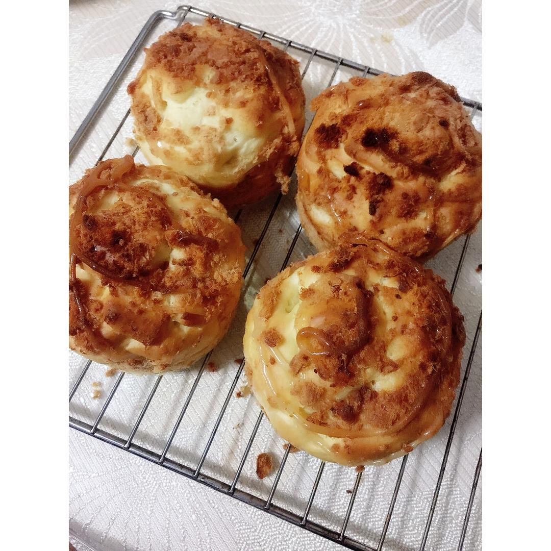 肉松手撕面包—超软会爆浆的面包哟