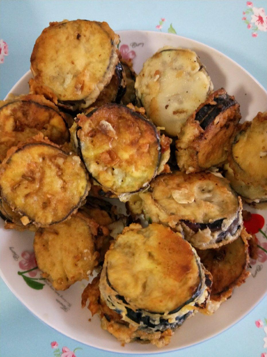 得走做的油炸茄盒