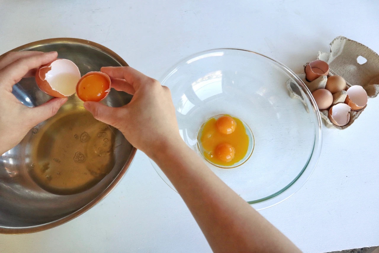 健康甜品系列｜融化夏天的香橙杏仁蛋糕，闻起来美好得像雪糕的做法 步骤4