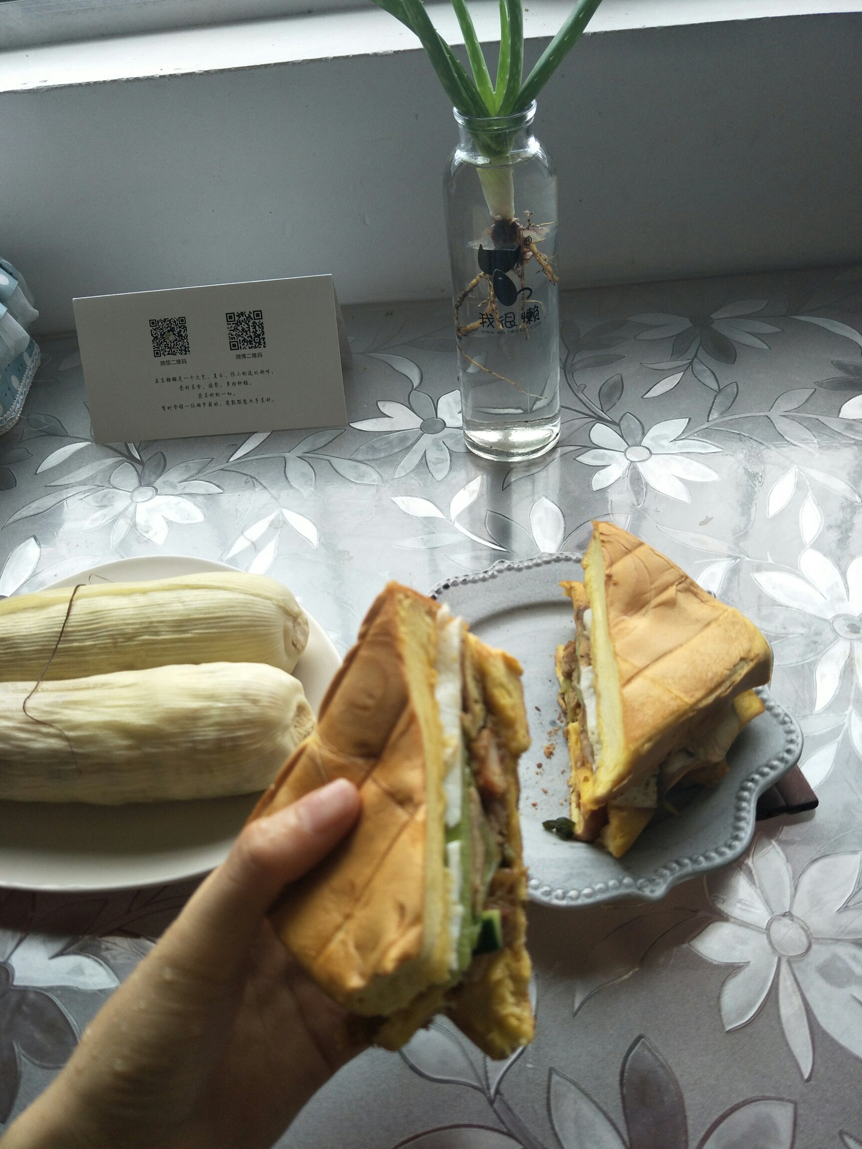 <韩国街边小吃同款>韩式早餐三明治