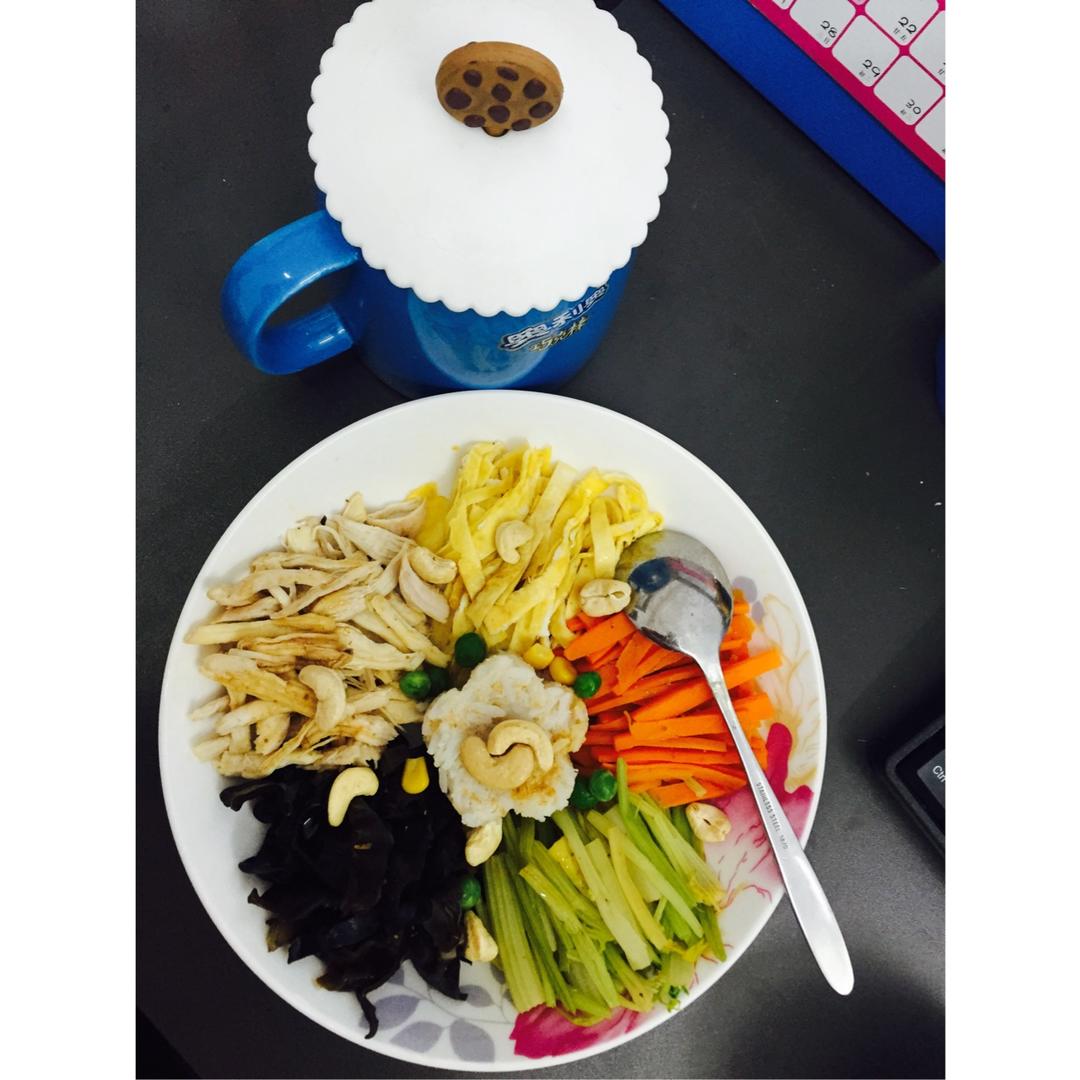 甜辣鸡肉蔬菜拌饭丨健康·三餐