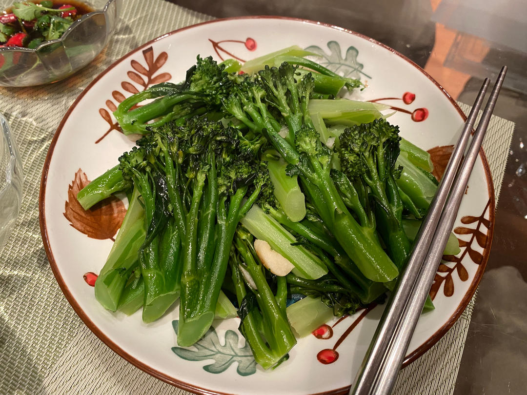 炒西兰苔，可炒一切绿色蔬菜配方