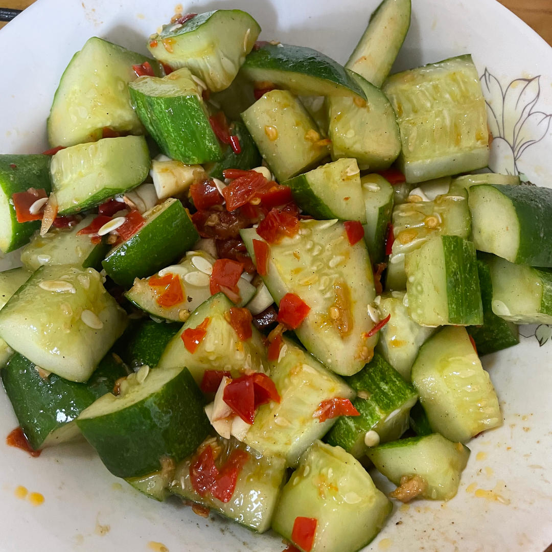 🌈酸酸辣辣巨开胃～超过瘾的凉拌黄瓜