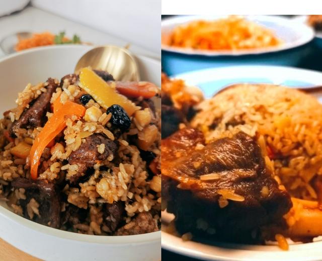 手抓饭|新疆原始黑抓饭的做法