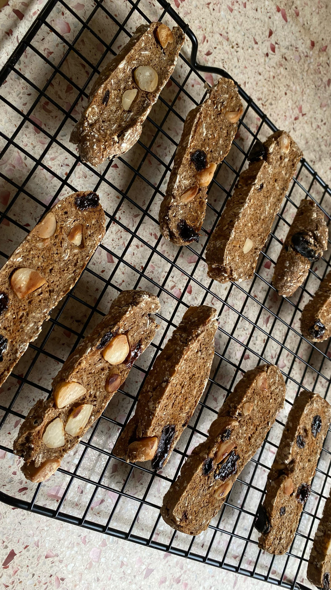 【健康零食】燕麦坚果意式脆饼