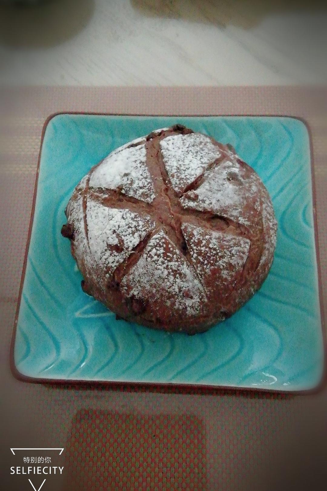 巧克力蔓越莓软欧 Rano Bread