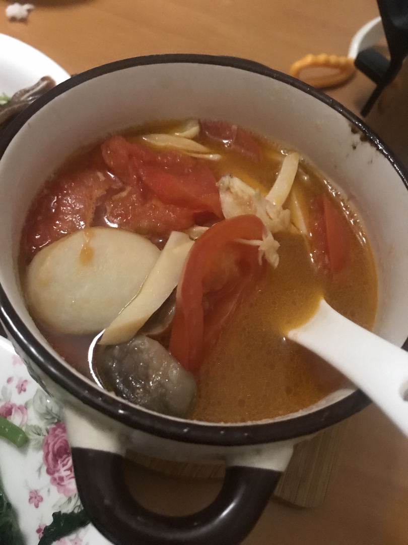 西红柿杏鲍菇汤