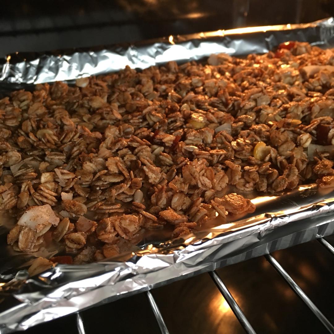 无油低卡- 史上最简单的烤燕麦 Simple Granola