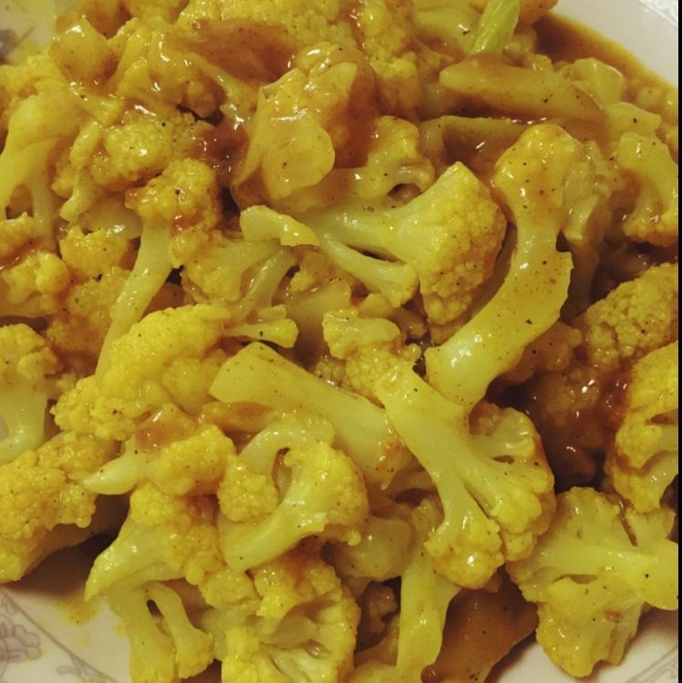 咖喱花椰菜的做法