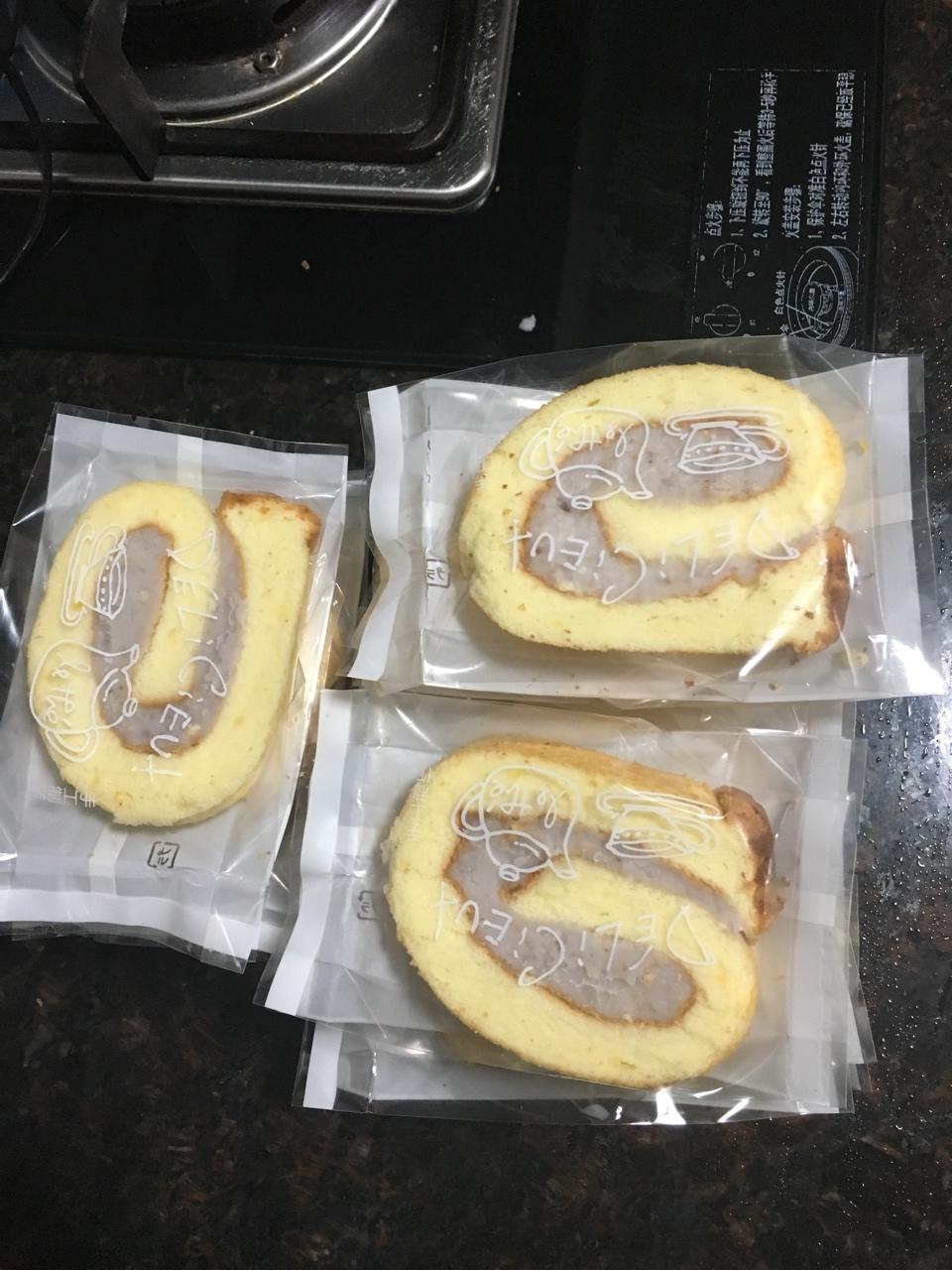 香芋紫薯蛋糕卷