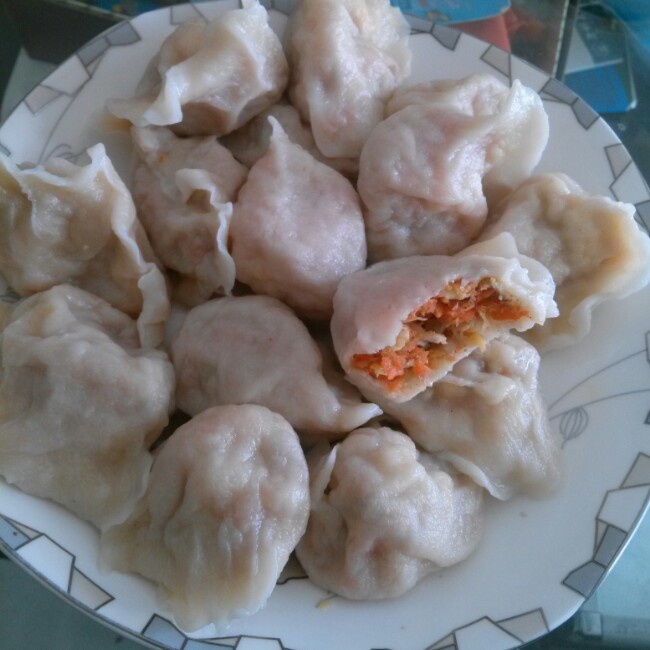晓月1974做的私房胡萝卜素馅饺子