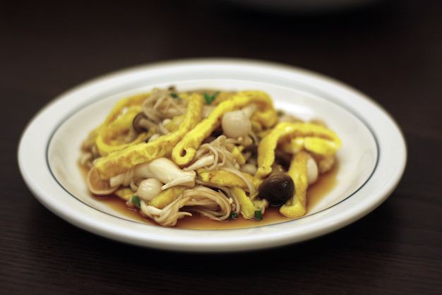 白灼金针菇