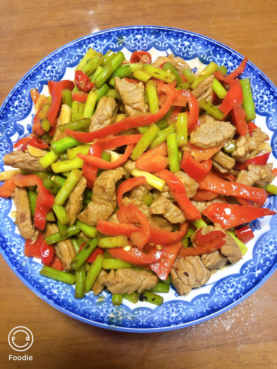嫩炒牛肉蒜苔