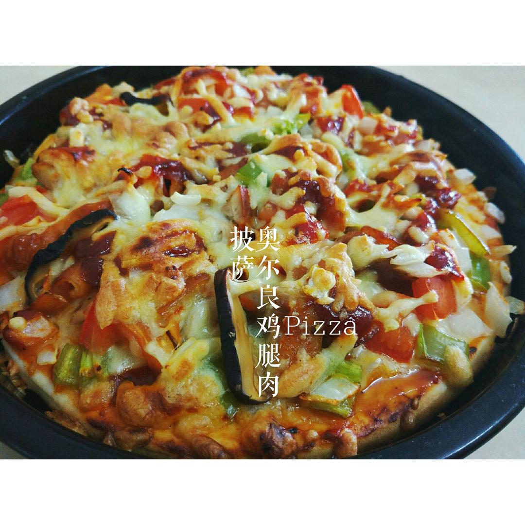 新奥尔良鸡腿披萨