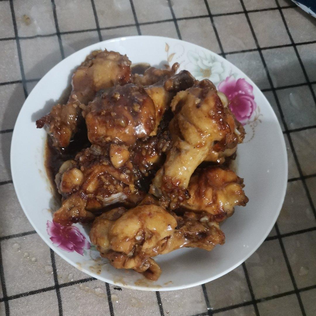 蒜香蜜汁鸡腿肉