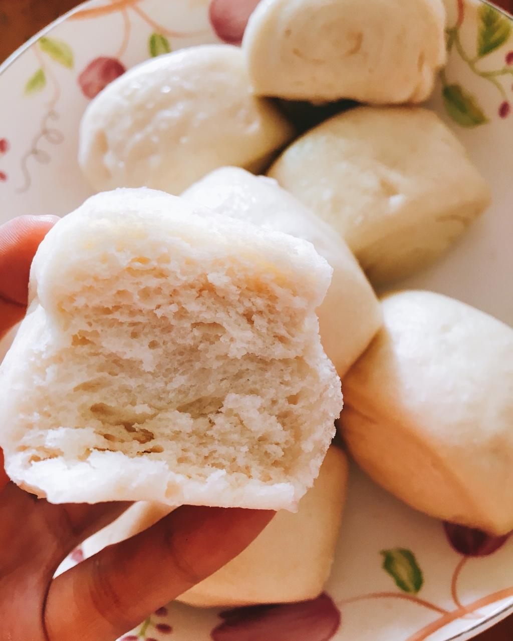 在面包机帮助下蒸馒头