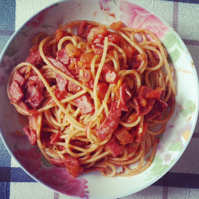 番茄肉酱意大利面