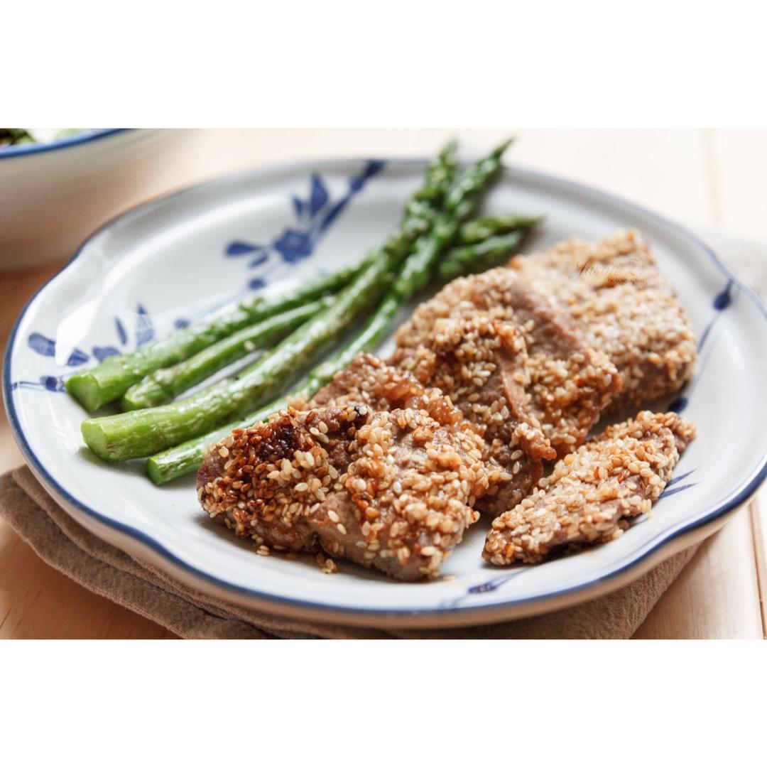 芝麻煎肉
