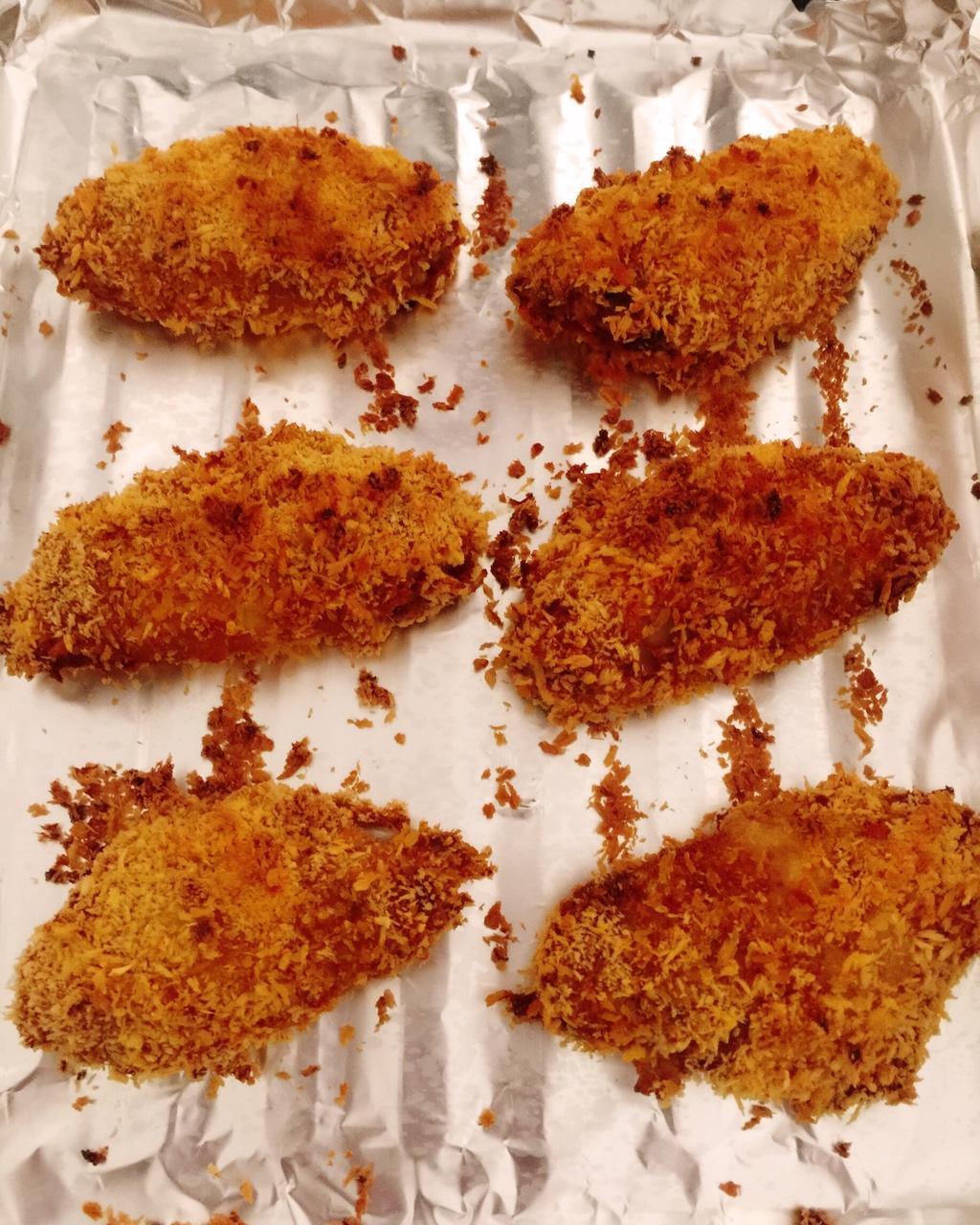 烤鸡翅（面包糠版）