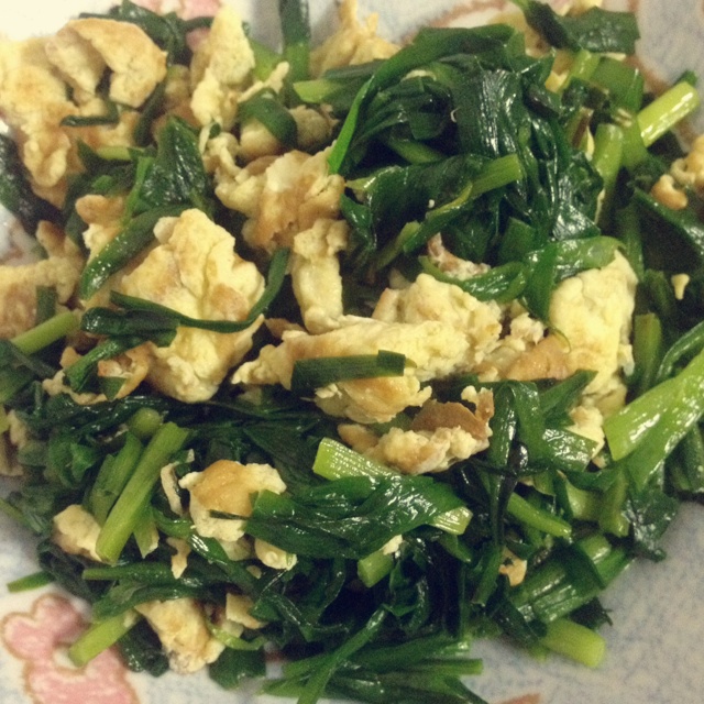 韭菜炒鸡蛋