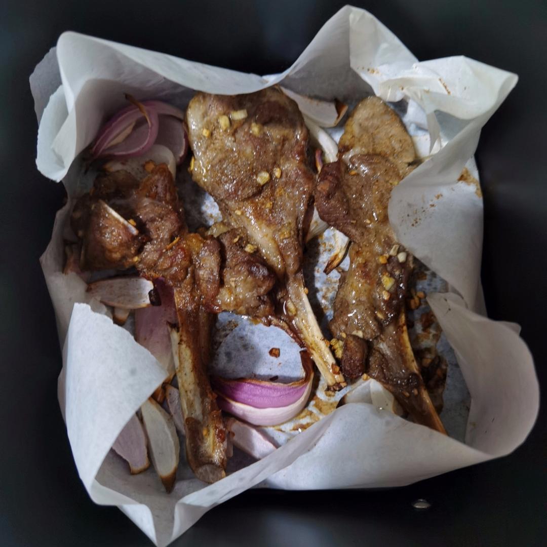 空气炸锅版烤羊排