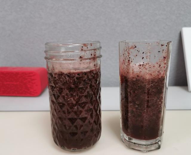【~茉莉菜谱~】简单好喝的蓝莓葡萄汁——破壁料理机版