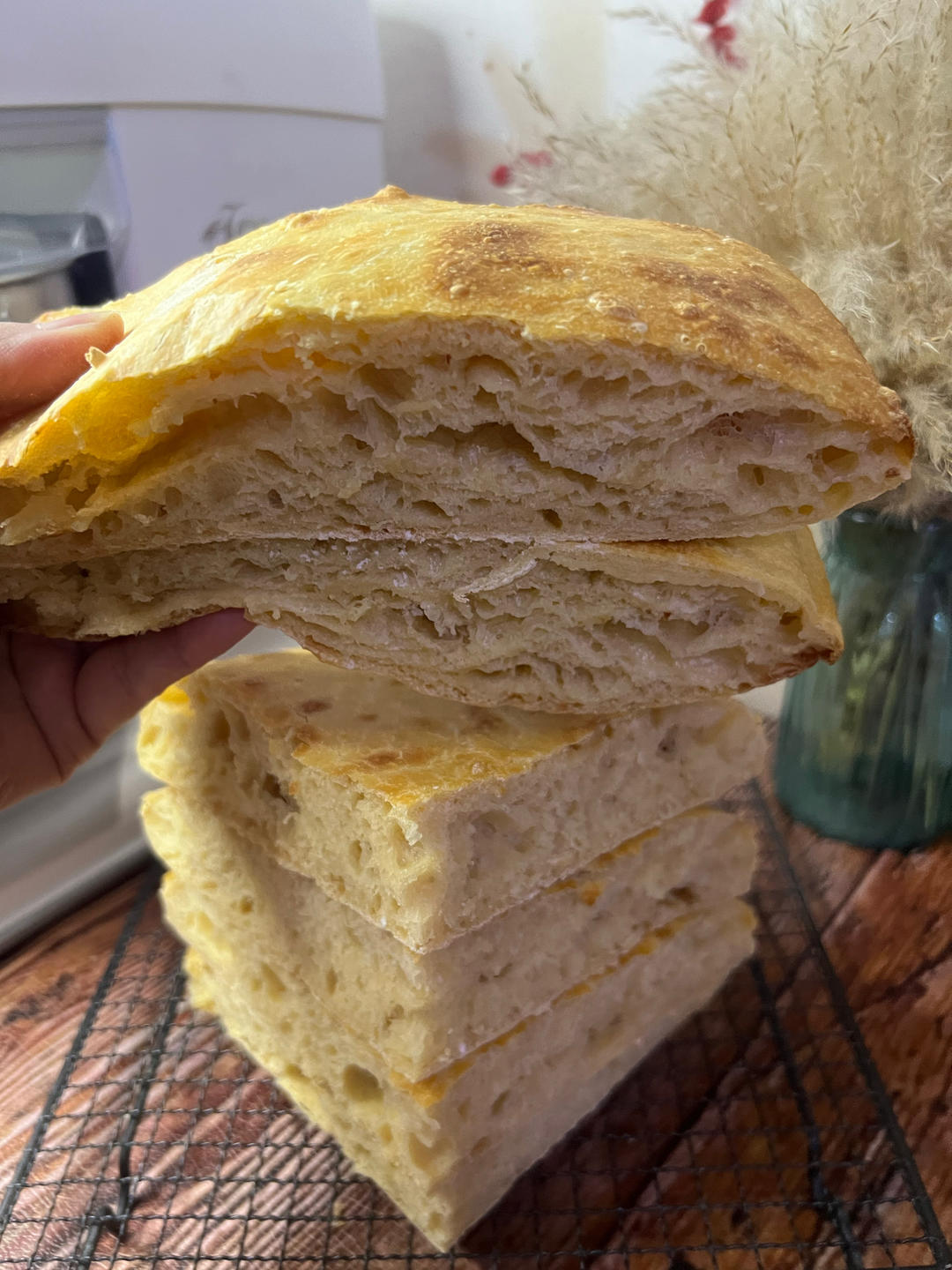 恰巴塔邪修：平底锅做蓬脆软润的发面饼锅盔