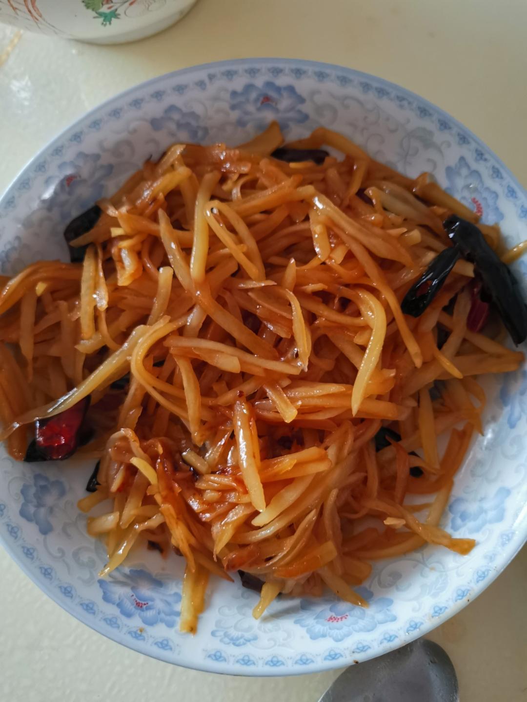 酸辣土豆丝的家常做法 超级下饭