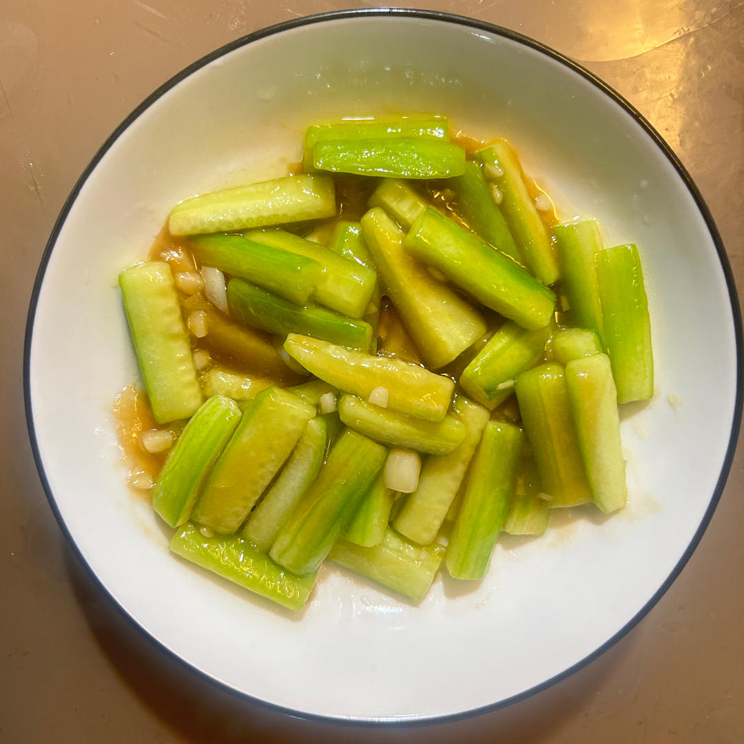脆脆的家常炒青瓜