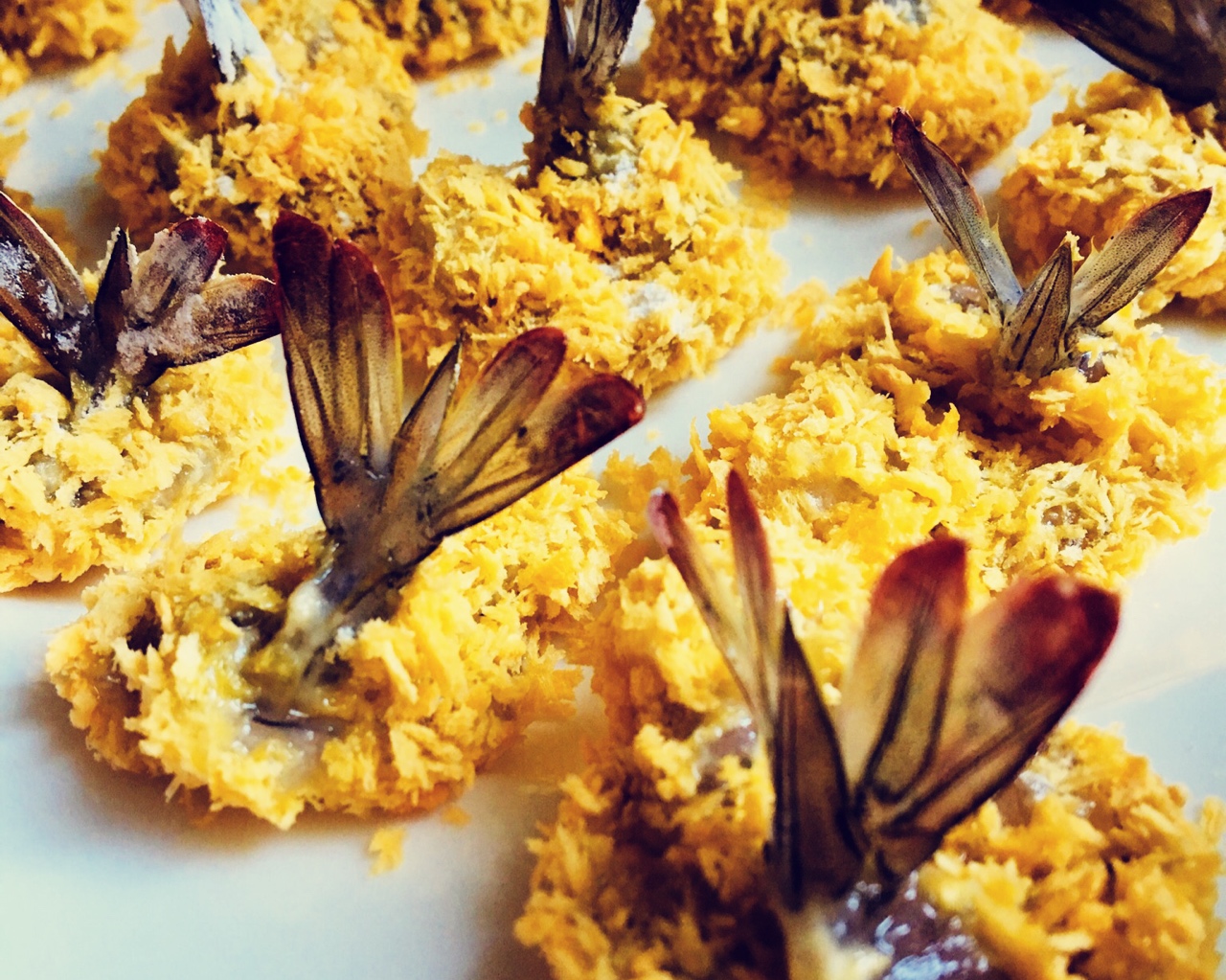 黄金蝴蝶虾的做法