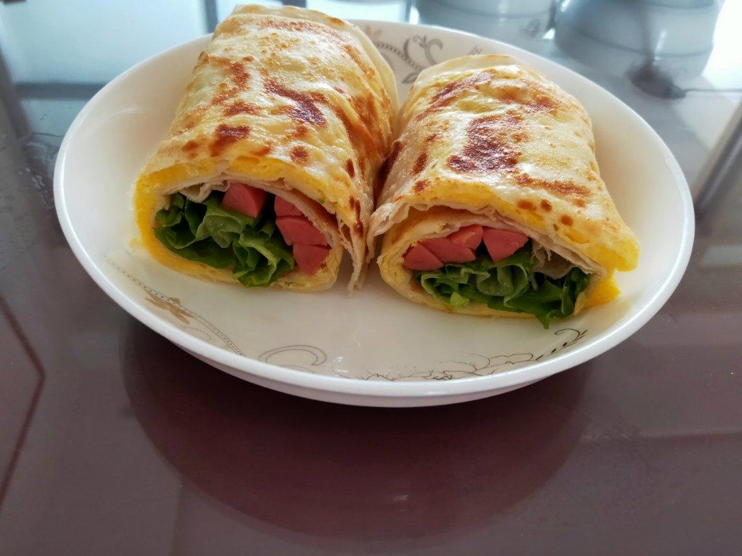 虫虫cici做的鼓大泡的鸡蛋灌饼