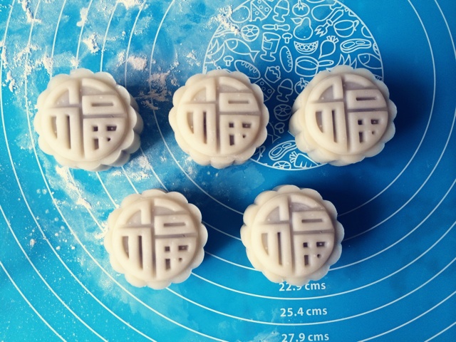 传说中的大班冰皮月饼 终于能尝到啦～