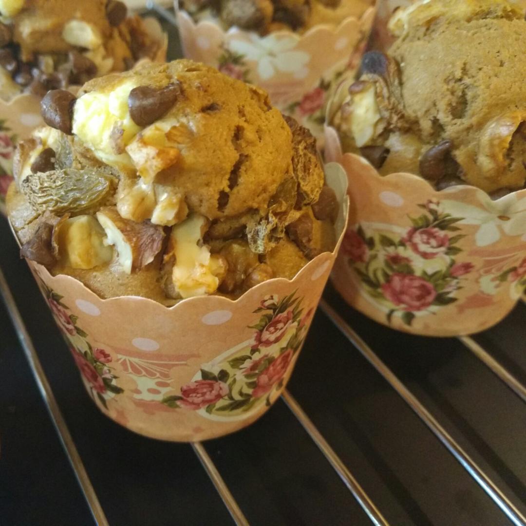 香蕉百利甜酒巧克力麦芬